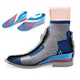 Breathable PU height increase insoles - adds 1.5" discreetly in dress shoes