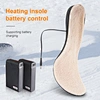 Moisture-wicking heated insoles for ski touring - prevents frostbite during backcountry trips