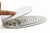 Daywear magnetic foot insoles with ultra-thin design for discreet therapeutic use
