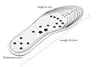 Athletic performance magnetic foot insoles with strategic magnet zones for energy flow