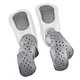 Odor-control half arch support insoles with replaceable pads and a breathable massage surface
