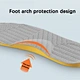 Flat foot custom insoles for dress shoes - ultra-thin rigid arch supports maintaining formal style