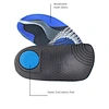 High arch support insoles for dress shoes - slim flexible supports maintaining formal style