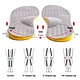 Flat foot custom insoles for work boots - industrial-grade supports with anti-fatigue rocker soles