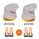 Flat foot custom insoles for plantar fasciitis - pressure-mapped orthotics with heel shock absorption