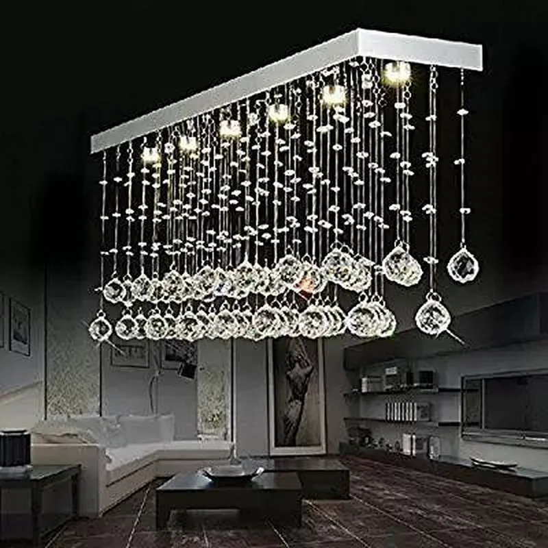 Modern Luxury Crystal Chandelier Pendant Lamp for Restaurant