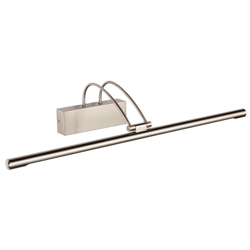 Minimal Nickel Aluminum Waterproof LED IP44 Mirror Wall Light Home Decor Custom Hotel Decor Bathroom Bronze Wall Light