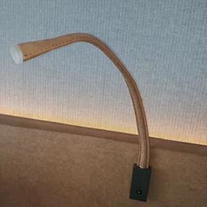 Contemporary Hotel Bedside Flexible Snake Led 3W Wall Light Modern Wall Lamps