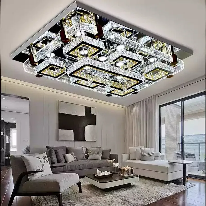 Modern Decorative Lighting Home Bedroom Living Room Crystal Lights Led Ceiling Light