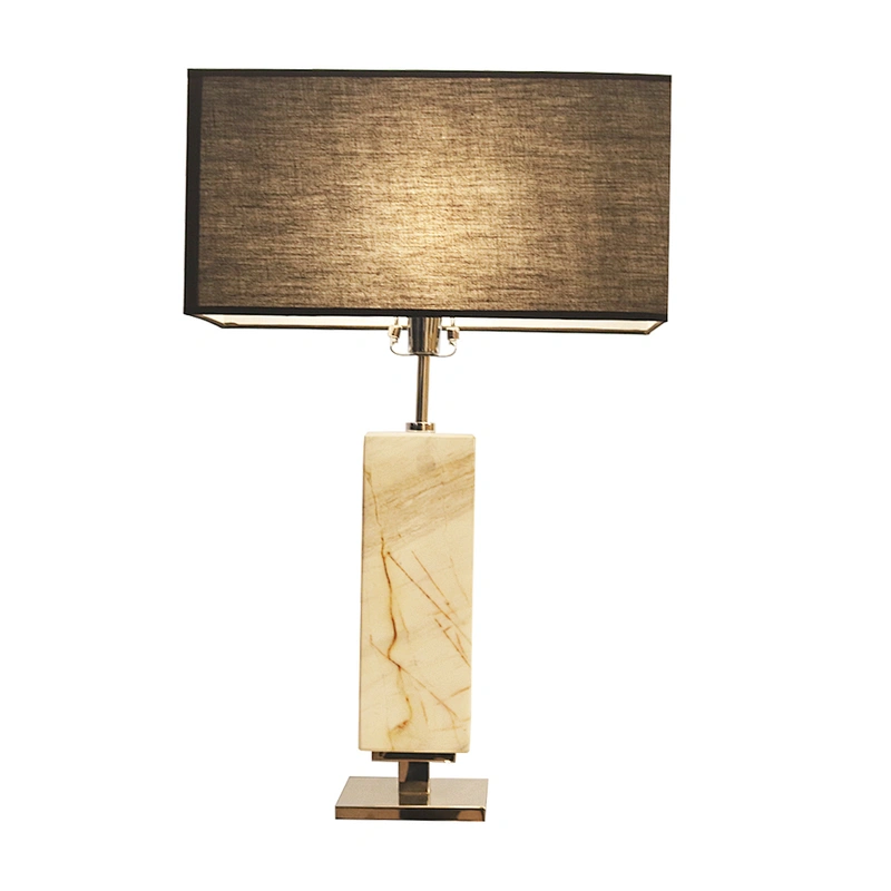 New design marble lamp body hotel decoration table lamp