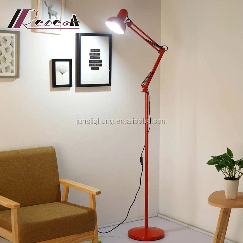 Creative two control dimming modern reading floor lamp