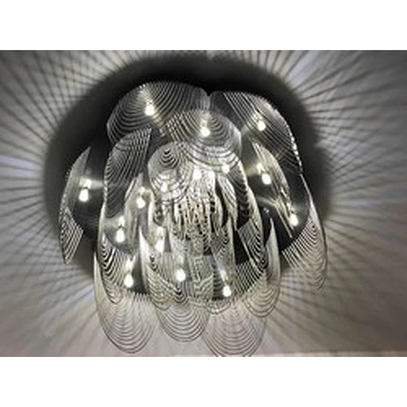 For Living Room Lamp Led Chandeliers Pendant Light Dark Style High Ceiling Vintage Modern LED G9 Rebecca Lighting Hotel 8 Arms