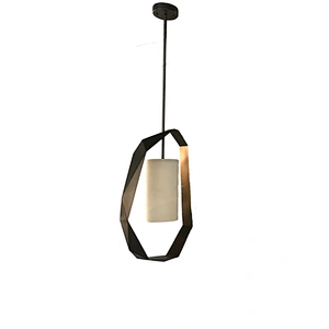 Nordic dining room bedroom bedside chandelier modern aluminum hotel chandelier