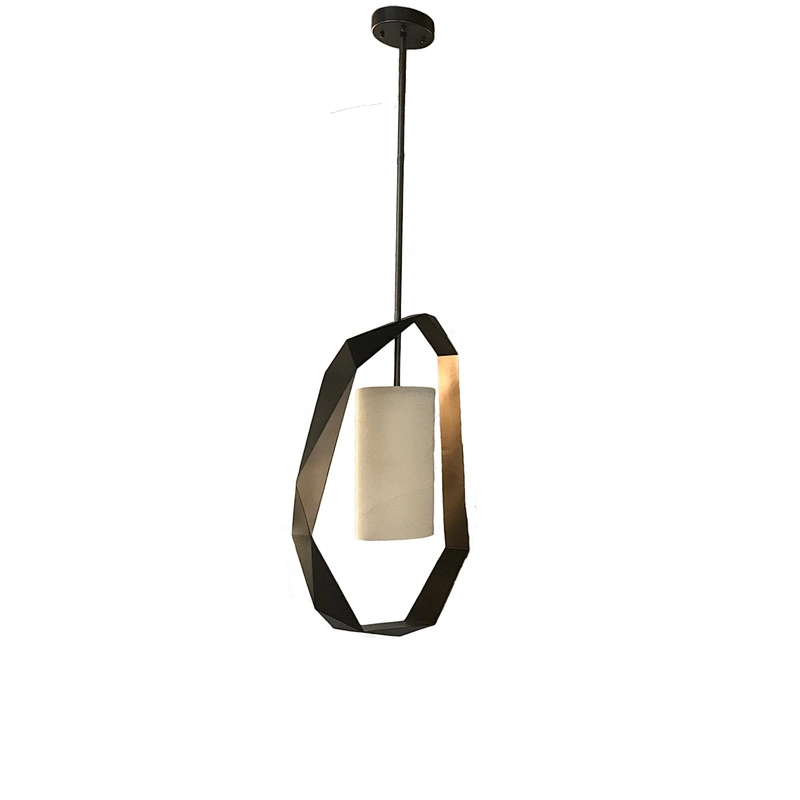 Nordic dining room bedroom bedside chandelier modern aluminum hotel chandelier