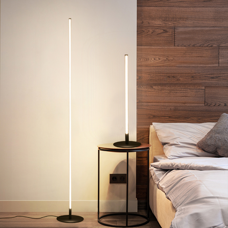 2021 new hotel bedroom floor lamp modern LED living room bedside lamp