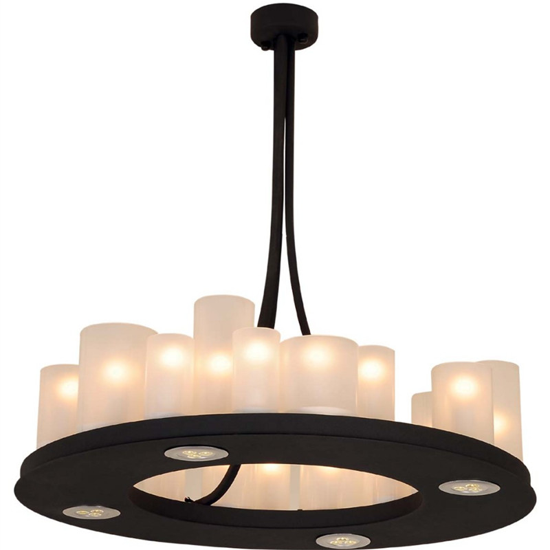 Zhongshan Modern Simple glass candle pendant light chandelier