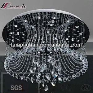 Modern LED crystal chandelier project pendant lamp