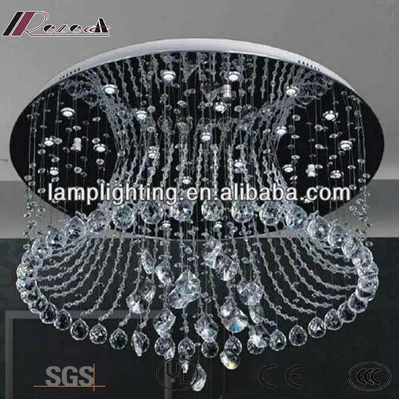 Modern LED crystal chandelier project pendant lamp