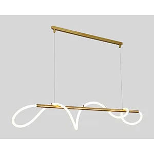 Modern Nordic silicone lamp villa living room interior chandelier DIY modelling golden iron villa chandeliers&pendant lights