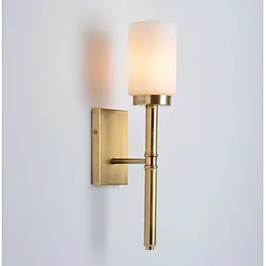 Modern Design Glass Lamp Shade Wall Lighting Long Wall Lamp Hotel Bedroom Wall Lamps