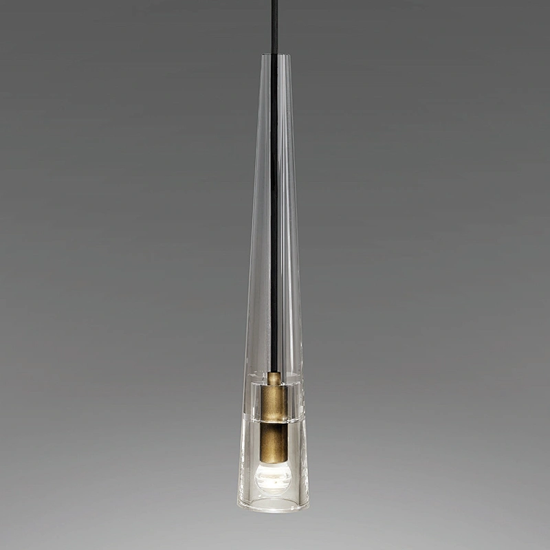 Modern Luxury Lamp  Bedside Dining Room Chandelier All Copper Glass Atmosphere Bar Table Lamp