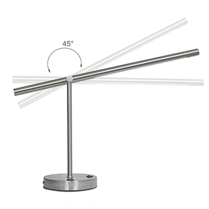 Modern nordic hotel bedside metal multifunction   led table lamp