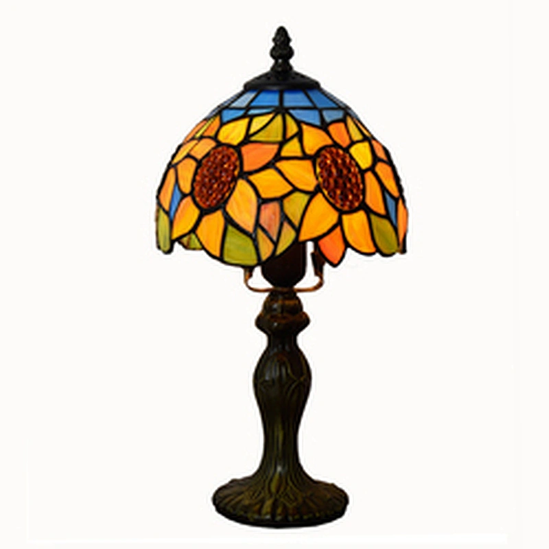 Rebecca High Quality Antique Stained Glass Tiffany Table Lamp Modern Desk Lamps