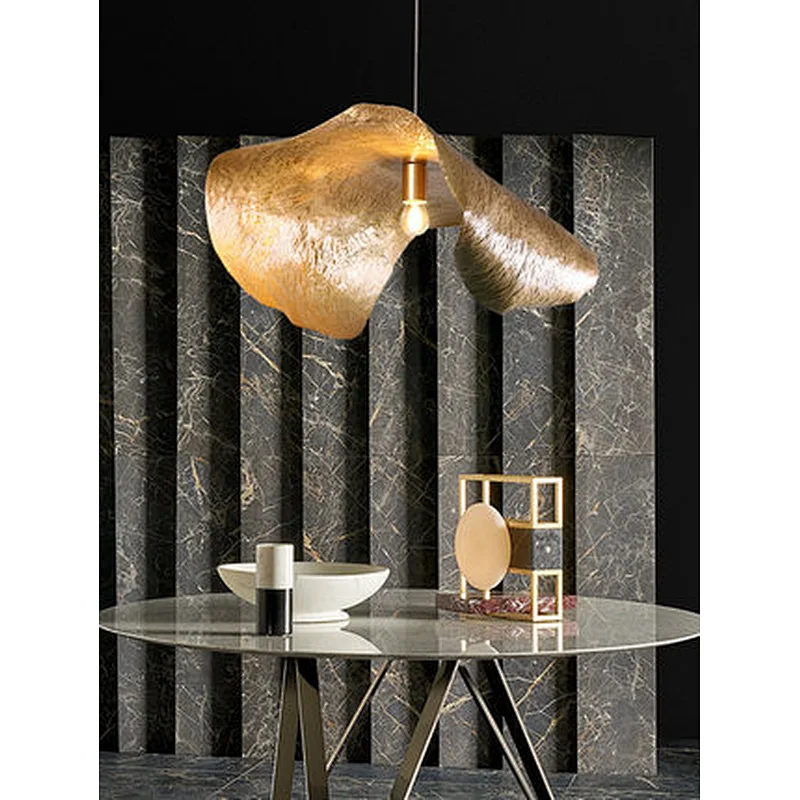 Nordic style hotel chandelier villa living room dining room pure handmade copper chandelier