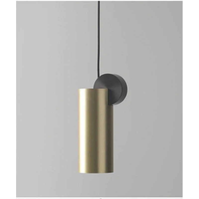 Modern Designer Dining Room Geometric Chandeliers Gold and Black Wire Drawing Iron Acrylic Chandeliers&pendant lights