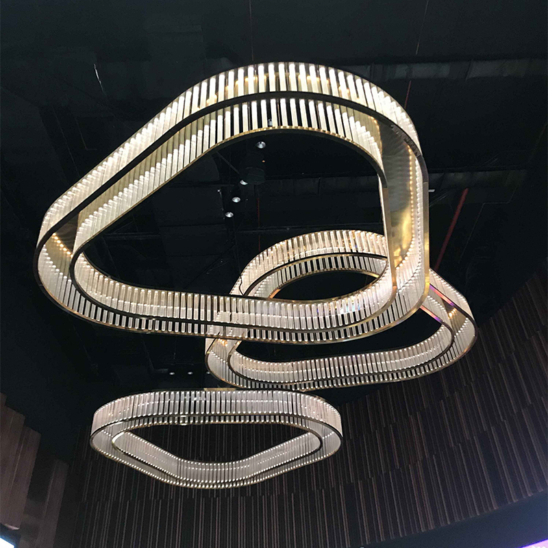 Custom Lighting Large Project Hotel Decoration Crystal Chandelier