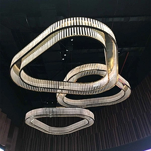 Custom Lighting Large Project Hotel Decoration Crystal Chandelier