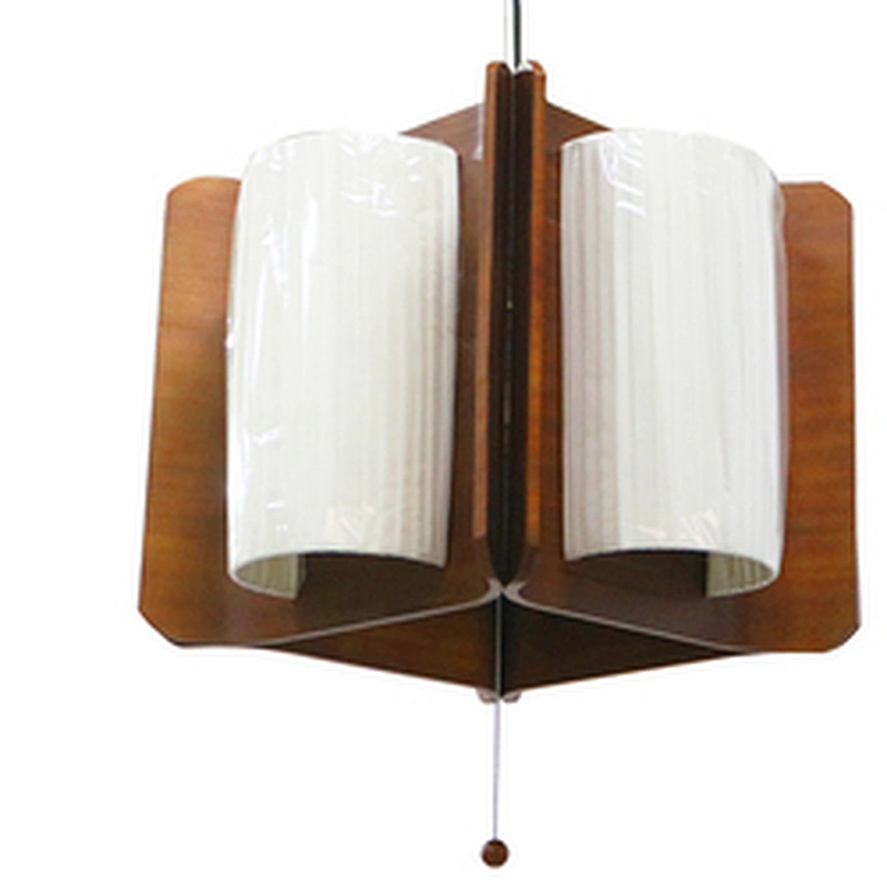 Modern decorative lighting pendant lamp vintage rustic wood chandelier