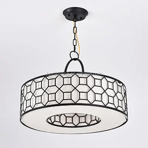 Zhongshan Simple Classic Round E27 Living Room Hanging Pendant Lamp For Living Room