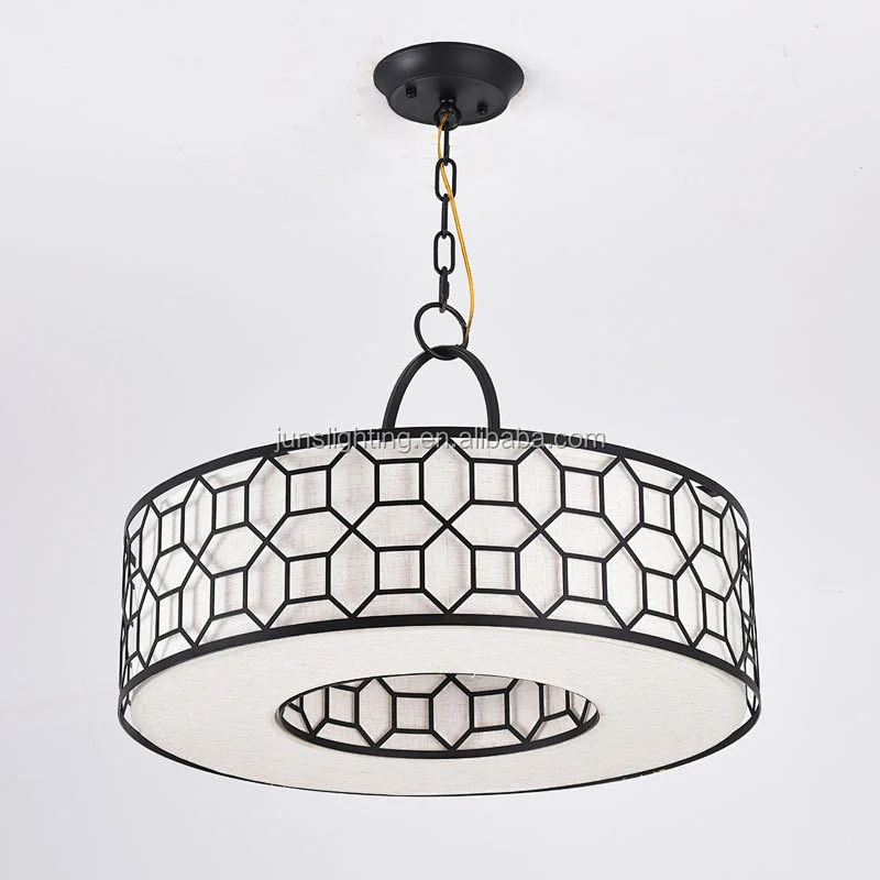 Zhongshan Simple Classic Round E27 Living Room Hanging Pendant Lamp For Living Room