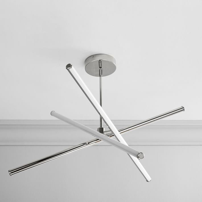 Modern LED Steel Chandelier In Gold For Dining Chandeliers Pendant Lights