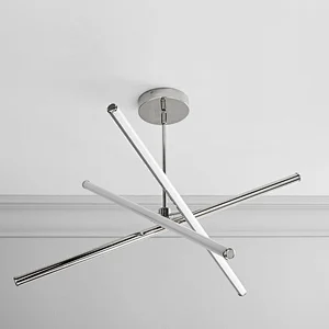 Modern LED Steel Chandelier In Gold For Dining Chandeliers Pendant Lights