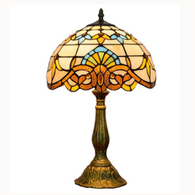 Rebecca High Quality Antique Stained Glass Tiffany Table Lamp Modern Desk Lamps