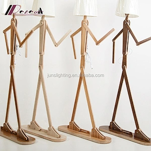Creative funny man shape adjustable floor lamp