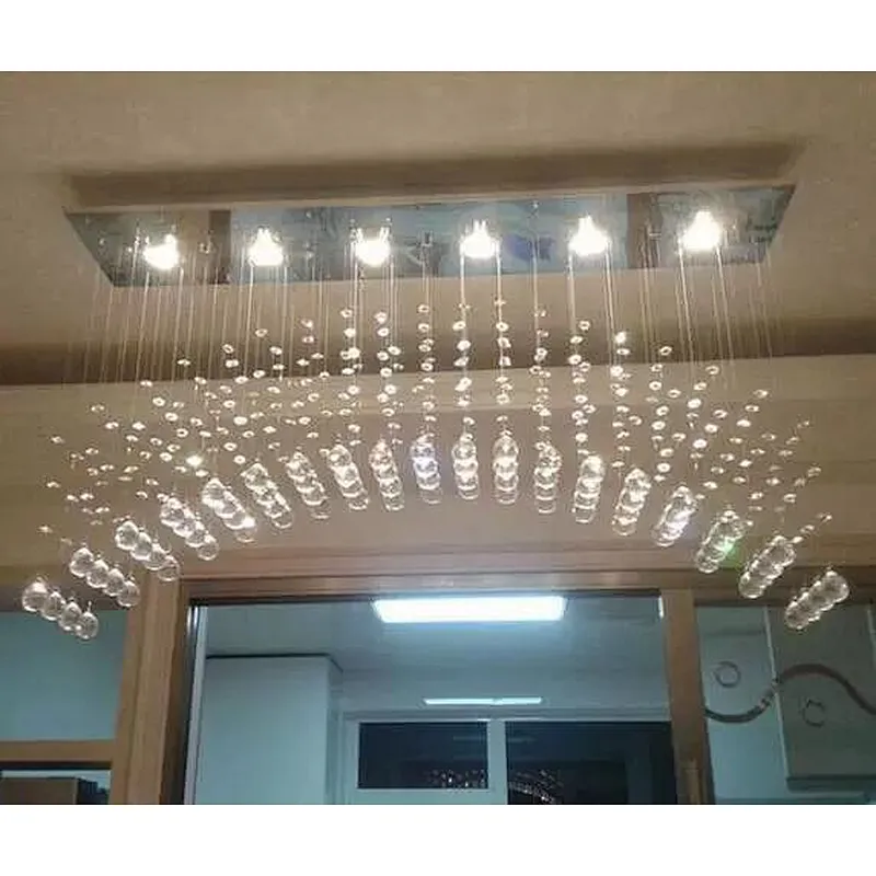 Modern Luxury Crystal Chandelier Pendant Lamp for Restaurant
