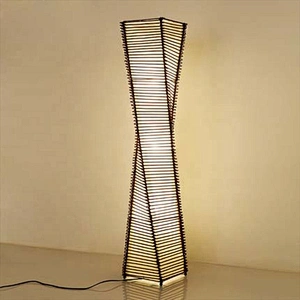 Creative Fancy Bamboo Craft Living Room Various Floor Lamp Hotel Unique Floor Lamps