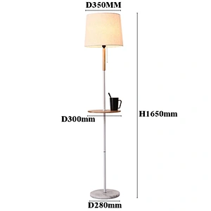modern hotel living room standing light   woood metal floor lamp