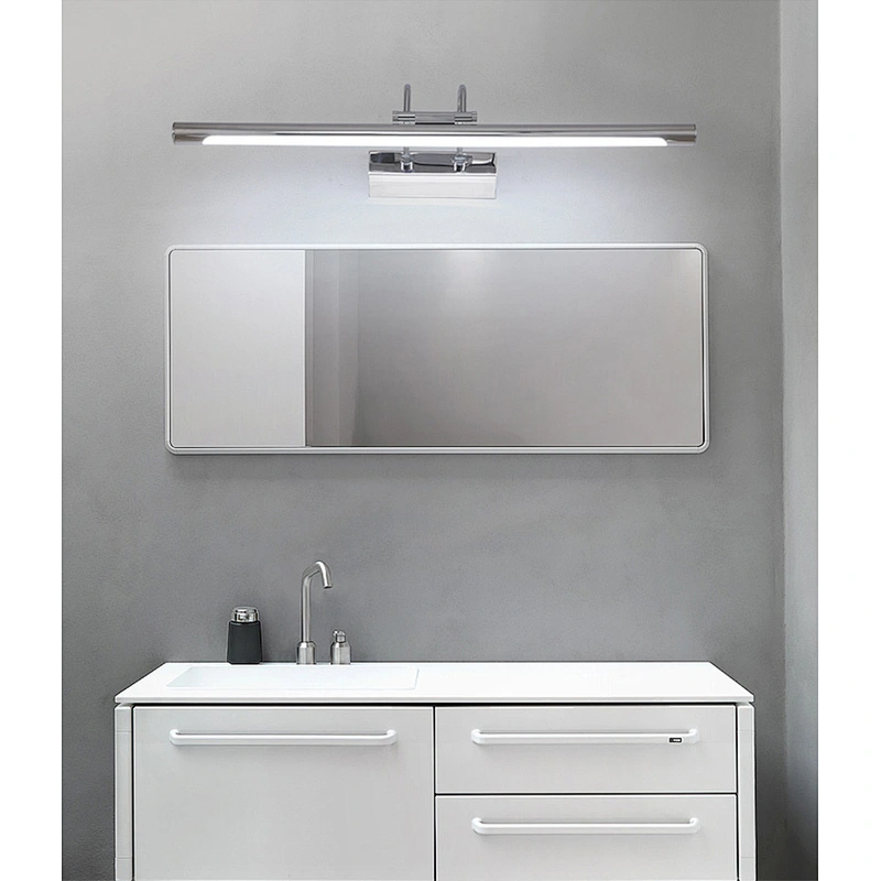 Modern IP44 9W 12W 14W 16W waterproof Mirror Lamp Wall Chromium Iron custom LED Hotel Bathroom Mirror Wall lights