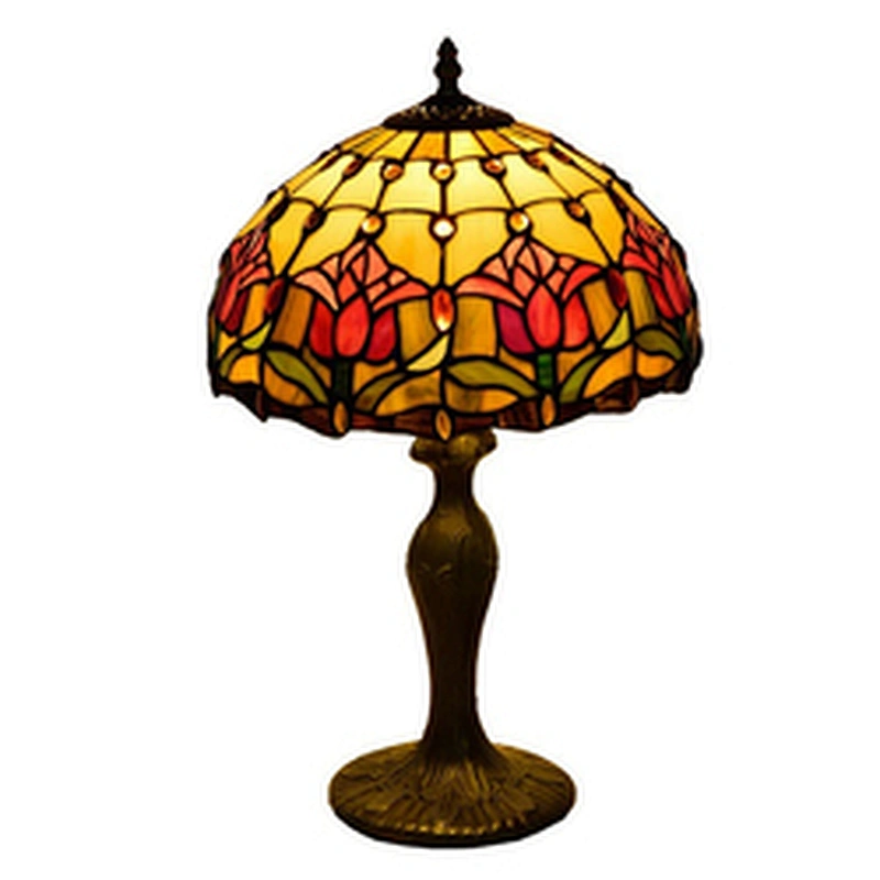 Rebecca High Quality Antique Stained Glass Tiffany Table Lamp Modern Desk Lamps
