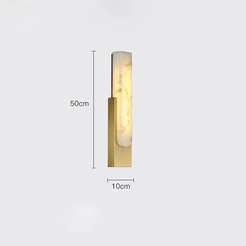 Wall Lamp Alabaster Iron Nordic Modern Bedroom Rebecca Lighting Lighting and Circuitry Design,auto CAD Layout Rectangular LED 80