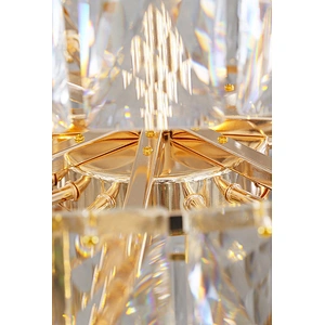 Simple luxury crystal chandelier villa living room hotel project ceiling crystal chandelier