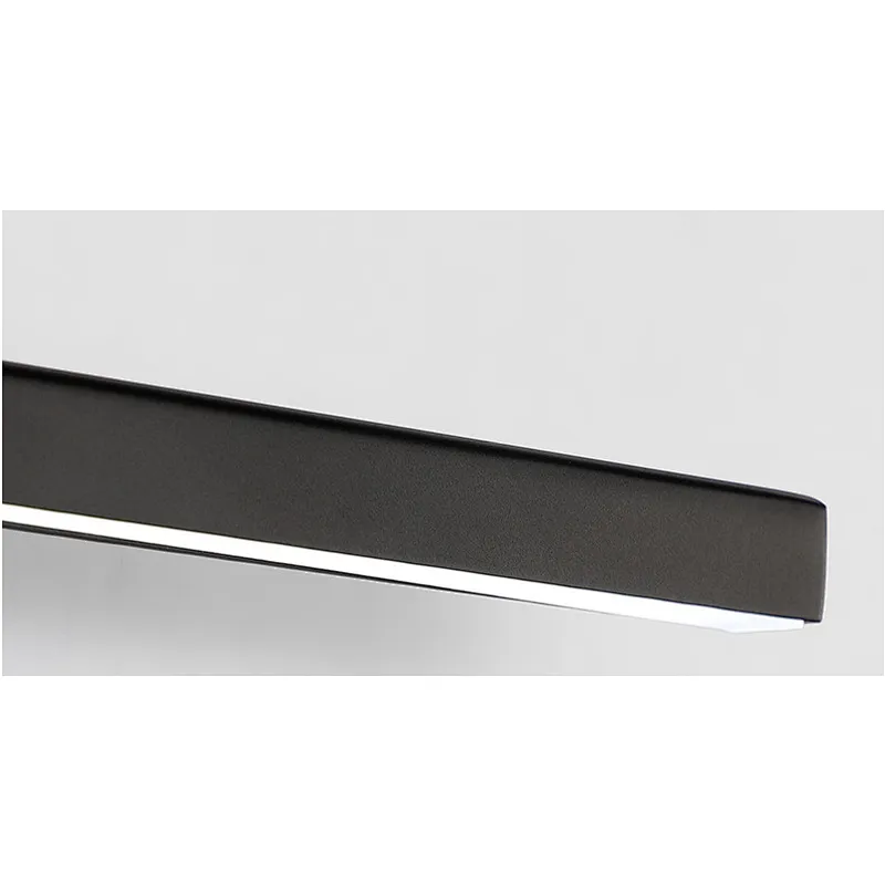 Simple Bar Iron Black And White Hotel Waterproof Bathroom Wall Light Custom Hotel Decor 14W/16W Mirror Wall Light Ip44