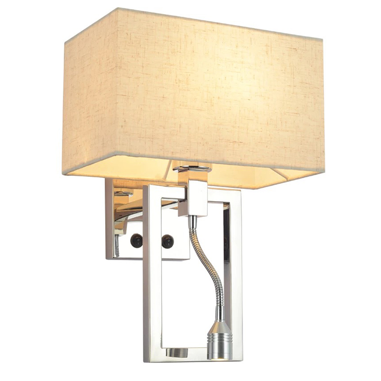 Simple Design bedroom Bedside Modern Hotel Reading Wall Lamp flexible arm Wall Light