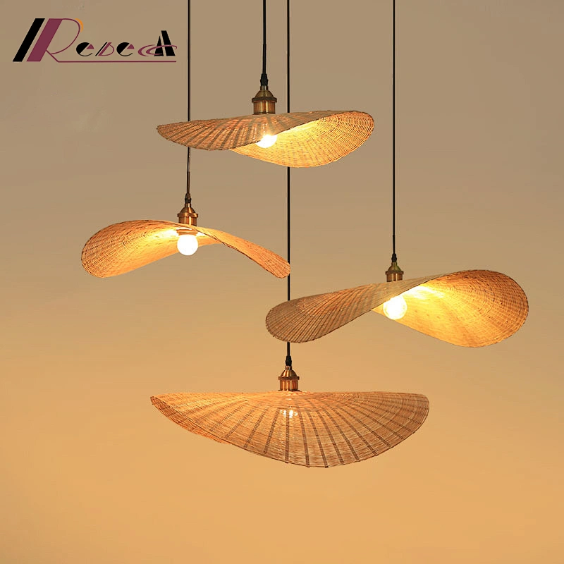 Southeast Asia Bamboo art light creative restaurant teahouse LED hotel chandelier