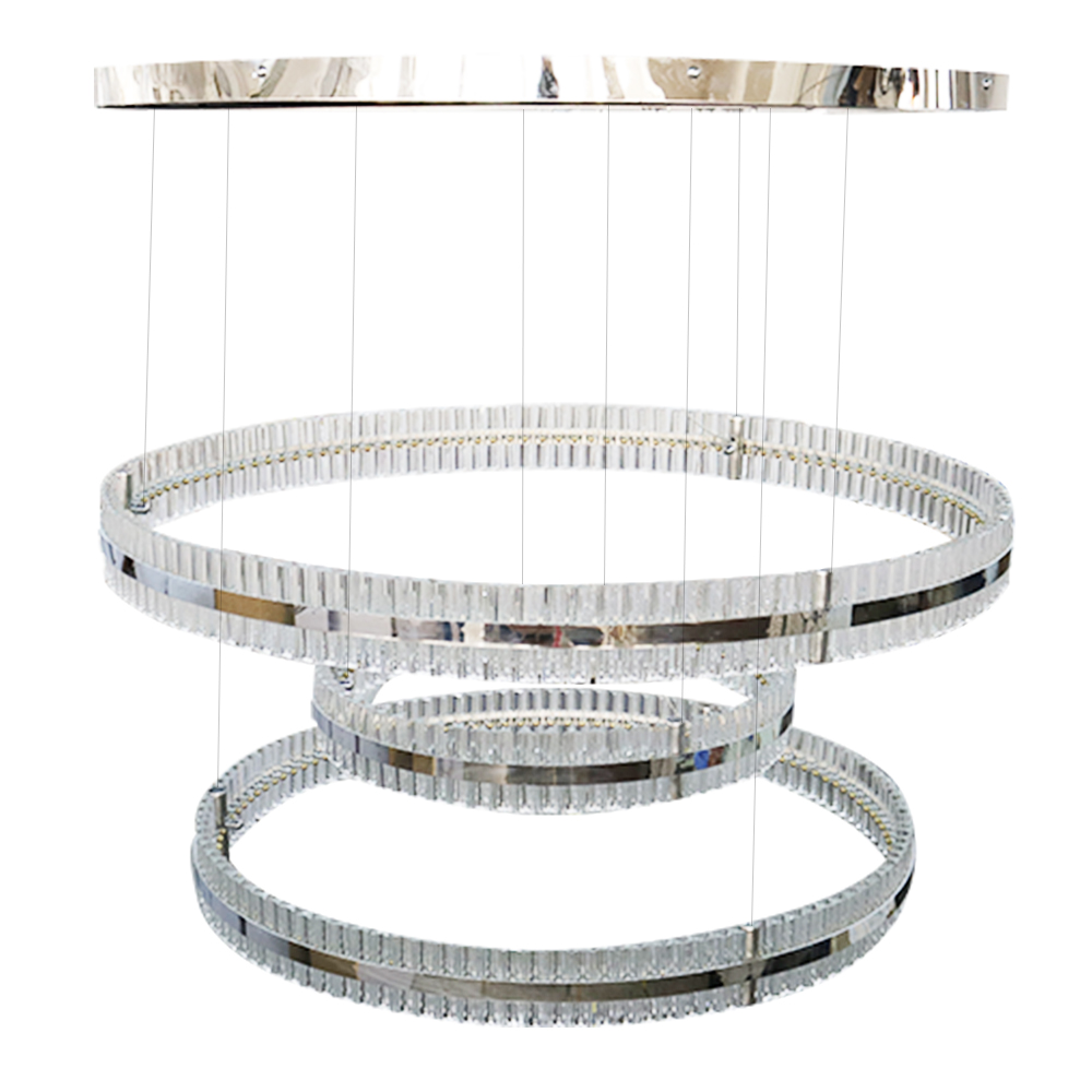 Advanced custom modern hotel decorative lighting luxury K9 crystal led chandelier