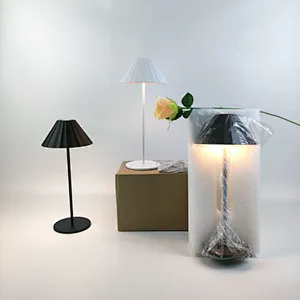 Restaurant Rechargeable Table Lamp Ip54 Modern Cordless Led Table Lamps Indoor Desk Lamp